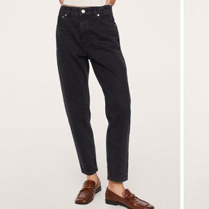 Mango MNG Denim Mom Jeans Dark Wash - Size 6